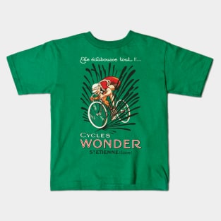 Vintage Cycle Ad 7 Kids T-Shirt